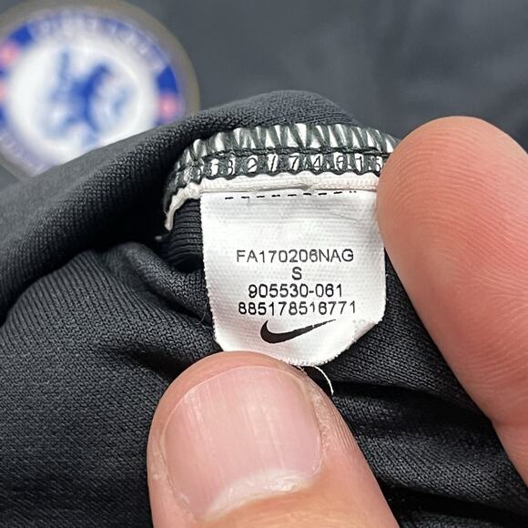 CHELSEA 2017/2018 THIRD FOOTBALL SHIRT NIKE SOCCER JERSEY SIZE SMALL YOUTH Girls - Picture 7 of 8